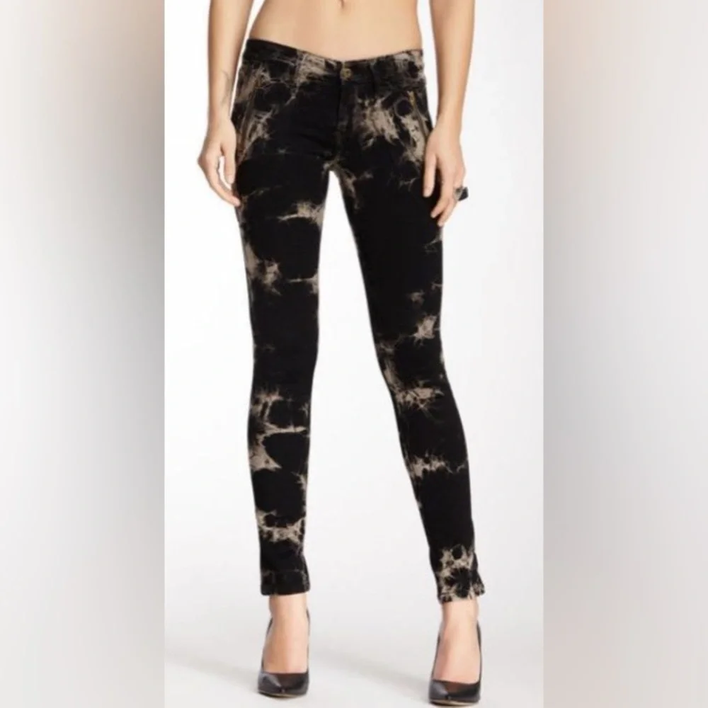 NWT James Jeans Trixie Polo Zip Skinny Jeans Tie-Dye Size 27